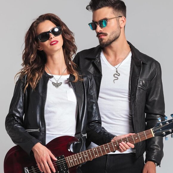 30 Pieces Grunge Necklace Set Gothic Cross Pendant Punk Y2K Jewelry - Picture 6 of 7